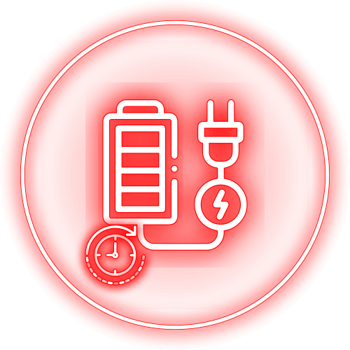 Recgargeable Battery with 5 hours of autonomy